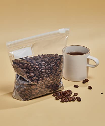 Gallon Slider Storage Bags- 100 Count, Featuring Expandable Bottom, Zero BPA, Microwave-Safe(4 boxes of 25) - size: GALLON