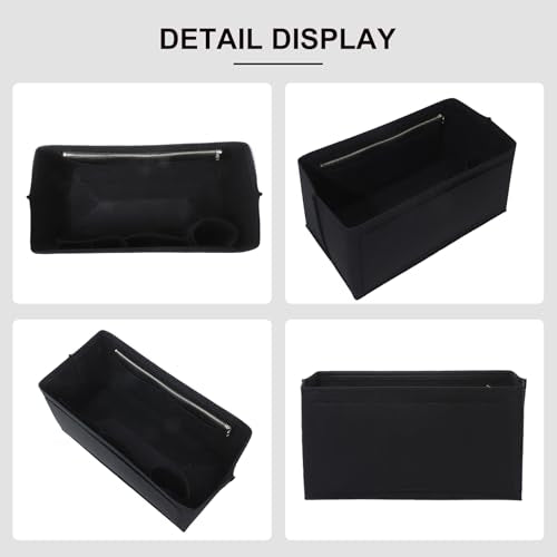 Purse Organizer Insert Compatible with Longchamp Le Pliage L Travel Bag, Black/LB - color: Black, size: L Travel Bag