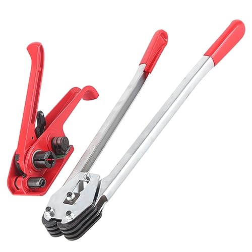 Dioche Reliable Manual Strap Tensioner and Sealer Tool Set for PETPP Plastic Strapping - Compact and Efficient Packing Solution