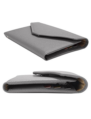 ZOPPEN Mulit-purpose Rfid Blocking Passport Holder Travel Wallet (Ver.4) Passport and Vaccine Card Holder ComboTri-fold Document Organizer Travel Essentials - color: #13 Gray