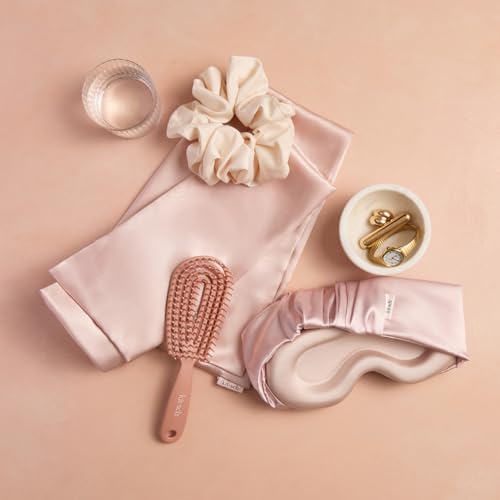 Kitsch Contour Pillow Eye Mask – Softer Than Silk Eye Masks for Sleep, Blindfold Sleep Masks for Women & Men, No Eye Pressure, Lightweight, Eye Care, Travel Essentials - Blush - color: Blush