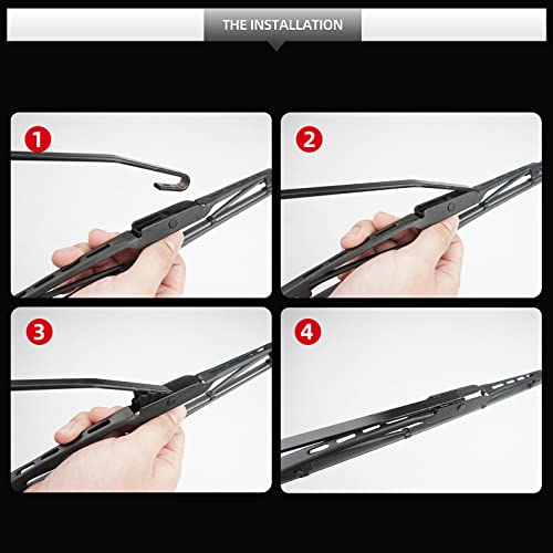 Replacement for Chevrolet/Chevy Blazer 2019-2025 Rear Windshield Wiper Blade and Arm Assembly-All-weather Back Window Wiper Arm Blade Complete Set - size: For Chevrolet Blazer 2019-2025