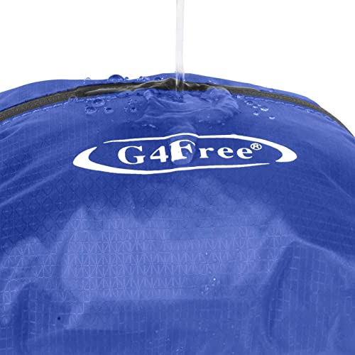 G4Free 20L Lightweight Packable Backpack Travel Hiking Daypack Foldable Backpack for Men Women - color: A-navy Blue