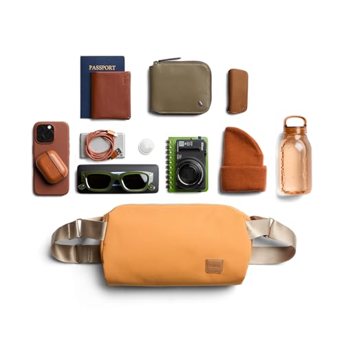 Bellroy Classic Sling (everyday 7 liter minimalist crossbody bag with internal organization, adjustable crossbody strap, and auto-compression system) - Butterscotch - color: Butterscotch