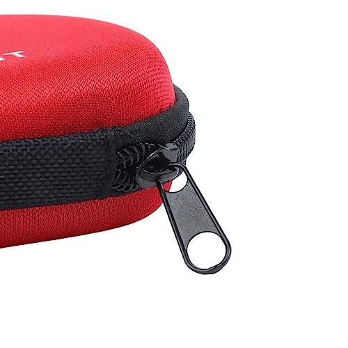 EVA Case Empty Medical Bag Mini Pocket First Aid Kit Empty Small Pouch Hard Case Hard Cases for Emergency Camping First Responder Home Business Outdoor (Red G) - color: Red G