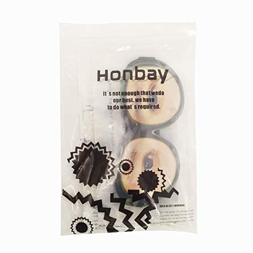 Honbay 3D Funny Eyeshade Soft Sleep Eye Mask with Adjustable Head Strap for Travel, Game, Party, Rest, Sleeping, etc (for Man) - style: Man