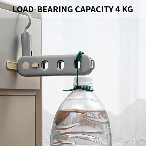 Coopache Folding Clothes Drying Rack Portable for Travel, Space Saving Hangers Plastic for Closet (Grey 1 Pack) - color: Grey 1 Pack