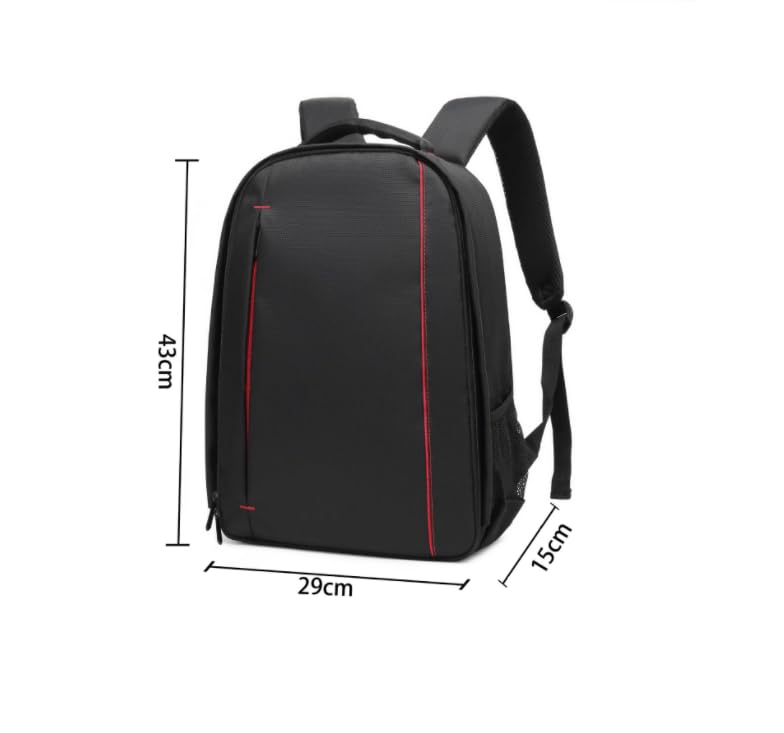Waterproof SLR/DSLR Camera Backpack Shoulder Bag Travel Case For Canon Nikon Sony Digital Lens (Large, Purple) - color: Purple, size: Large