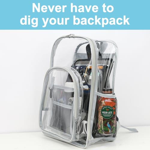 Stiff Backpack Insert Organizer for Men Women Bag In Bag,Thin Water-repellent Nylon 13.7''x10.2''x2''-Gray - color: Gray
