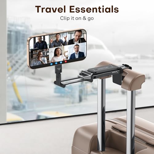 OMOTON TP02 360°Rotating for MagSafe Tripod, Adjustable Aluminum Magnetic Phone Tripod for iPhone 17/16/15/14 Pro Max Air, Foldable Cell Selfie Stick Fits Vlog, Gym, Travel Essentials, Black& Black - color: 7-Black& Black