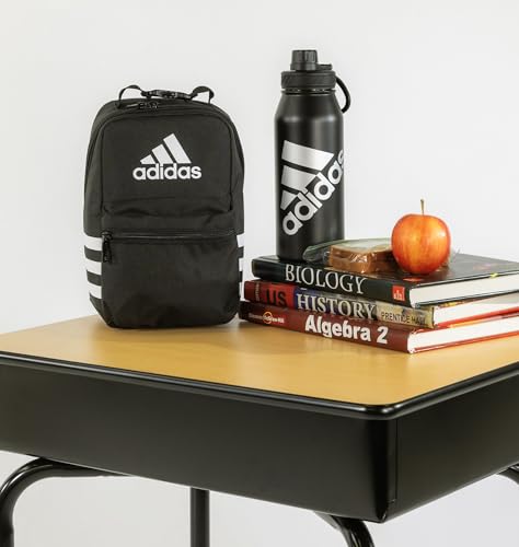 adidas Unisex Santiago Lunch Bag, Insulated School Food Container Box Discontinued, Adi Comp Black/Bright Royal Blue/White/3.0, One Size - color: Spray Gradient Pulse Lime/Crystal Sky Blue/White/4
