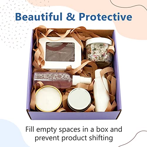 IDL Packaging SpiroPack™ Stylish Box Filler 30 lbs in a Box, Brown, Wide-Cut Spirals - Packing Filler for Baskets, Gift Boxes, and Packages - Modern Alternative to Shredded and Crinkle Paper - color: Kraft, size: 30 lbs