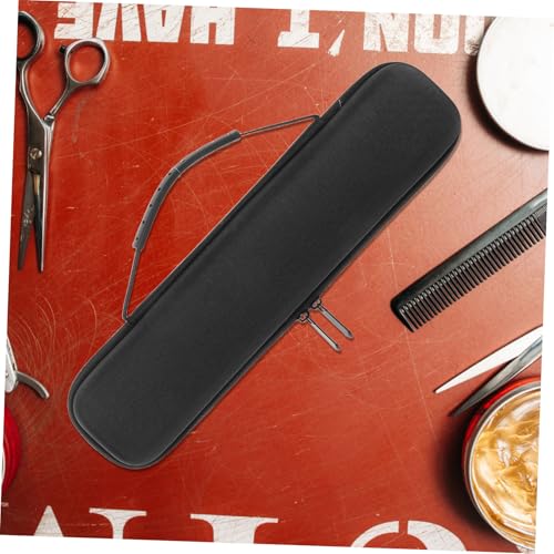 FOMIYES Hair Straightener Protective Case Travel Hair Straightener Bag Eva Storage Pouch for Styling Tools - color: Black