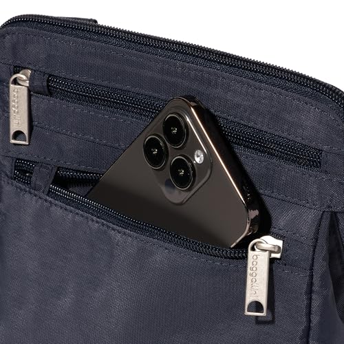Baggallini Securtex Anti-Theft Crossbody - color: French Navy
