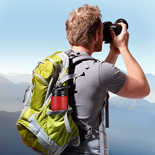 Chengu 10 Pcs 25oz Reusable Aluminum Water Bottle Bulk Lightweight Outdoor Sports Water Bottles Easy Carry Leak Proof for Travel Gym Camping Hiking Fishing, Snap Lid (Red) - style: Red