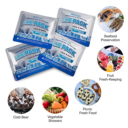 Cooler Ice Packs Reusable Ice Packs for Coolers Long Lasting Freezer Packs for Cooler Bag, Lunch Bags, Cooler Backpacks - color: 2 Pack - Lunch Box Ice Packs