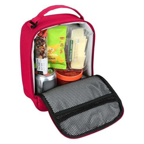 Carhartt Insulated Lunch Cooler For Men and Women, Fully Insulated Lunch Pale for Everyday Use, Industry Red - color: Industry Red