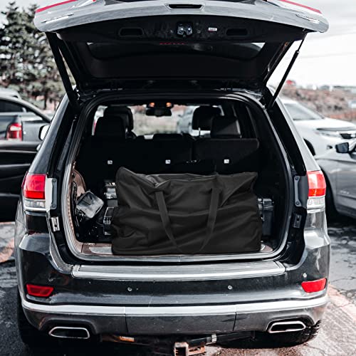 Black Storage Bag for Wagon, 32 Inch Water Resistant Sports Duffel, Protective Cover, Folding Outdoor Travel Equipment Zipper Bag for Strollers, Garden Cart, Camping
