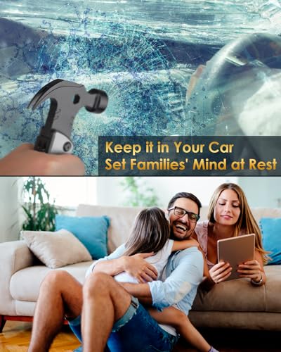 Fathers Day Dad Gifts from Daughter Son Wife, 13-in-1 Hammer Multitool, Cool Camping Accessories & Survival Tools, Unique Birthday Present Ideas Gifts for Men, Husband, Grandpa, Step Dad, Him - style: DAD GIFTS