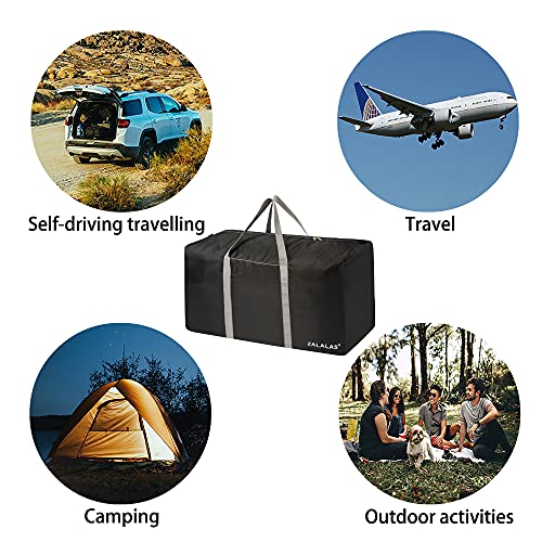 Travel Duffle Bag,96L Extra Large Duffel Bag Lightweight,Waterproof Duffle Bag for Men Women,Black