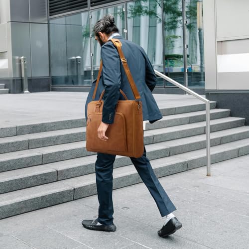 Garment Bag for Travel Large Carry on Garment Bags Men Women | Garment Suitcase Bags - color: Brown