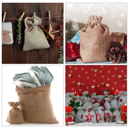 PATIKIL 8"x6" Coin Sacks Bag, 6Pcs Bank Deposit Change Transit Bags with Drawstring Canvas Gift Sacks, Black - color: Black, size: 8"x6"