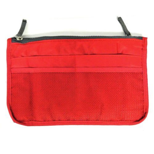 Wrapables® Unisex Bag Insert Organizer, Travel Bag Organizer - Red - color: Red
