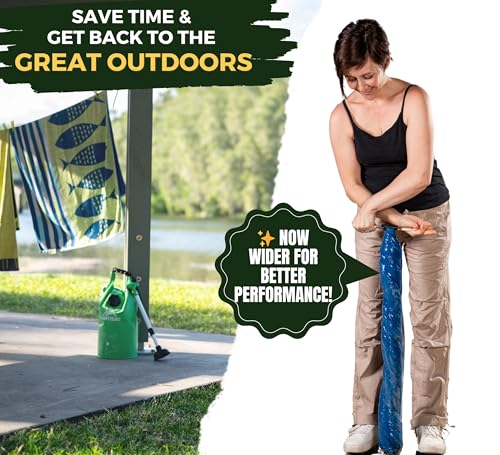 Ultra-Light Clothes Wringer – Manual Water Remover for Hand Washed Clothes, Speeds Up Air Drying for Camping, Caravan & Off-Grid Travel