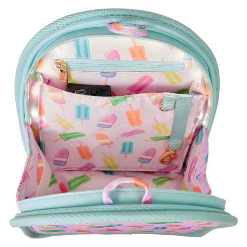 Loungefly Popsicle Light-Up Mini Backpack Insert Organizer - size: 9 inches