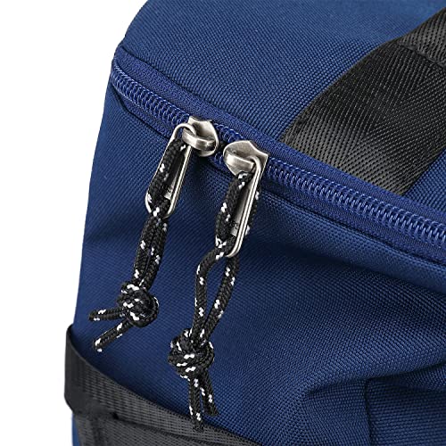 Kalesi Gym Duffle Bag Backpack 4-Way Waterproof with Shoes Compartment for travel Sport Hiking laptop (dark blue) - color: Dark Blue