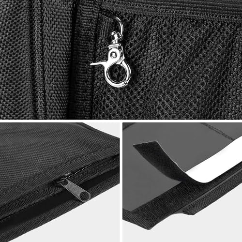 KEMIMOTO Motorcycle Rear Trunk Organizer Hard Liner Bag Compatible with Street Glide Road King Road Glide Trike 2014-2024 2025 - style: Without Hook