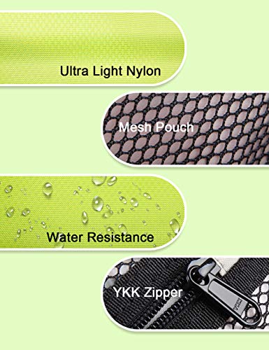 GOX Premium Toiletry Bag, Dopp Kit Case For Travel, Multifunction Organizer Pouch (Green/Grey) - color: Green/Grey