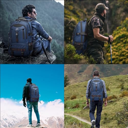 KAKA Travel Backpack Fight Approved with 17.3 inch Laptop Lackpack Compartment Outdoor Duffle Bag for men and women - color: Blue