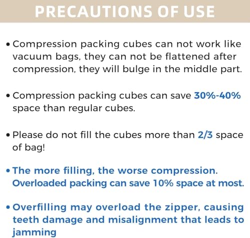 BAGAIL 4 Set/6 Set/8 Set Compression Packing Cubes Travel Accessories Expandable Packing Organizers (Half Mesh, 6-Lavender) - color: 6-Lavender, style: Half Mesh