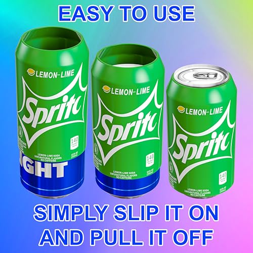 BeerSkin Skywin Silicone Can Covers that Look Like Soda - 10 Pack 12 oz (355ml), Reusable & Durable Soda Can Cover, Fun Kozies for Cans for Camping, Parties, Outdoor, Beach Accessories (Grass Green) - size: Grass Green