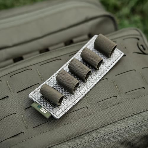 M-Tac Modular Ampoule Organizer Insert | Tactical Insert with Elastic Loops & Loop Velcro Backing | Fits Medical Kits & Backpacks, 5 Slot - color: Ranger Green, size: 5 ml