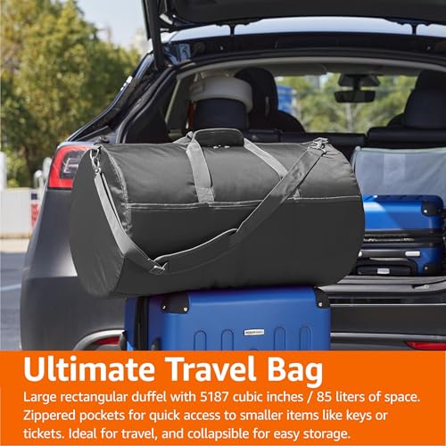 Amazon Essentials Lightweight Duffel Bag, 25 Inches, Black (Previously Amazon Basics) - color: Black, size: 25 inches