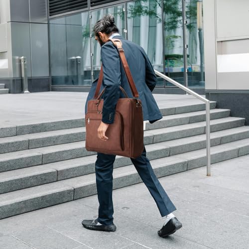 Garment Bag for Travel Large Carry on Garment Bags Men Women | Garment Suitcase Bags - color: Coffee