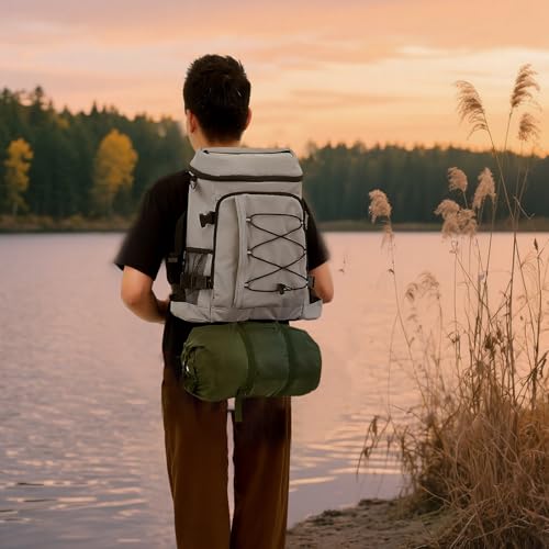 Compression Stuff Sack, 12L/24L/45L Sleeping Bag Cover Sack Sleeping Bags Storage Stuff Sack Organizer - Great Sleeping Bags Clothes Camping Hiking Backpacking - color: Green 45L-1 Pack