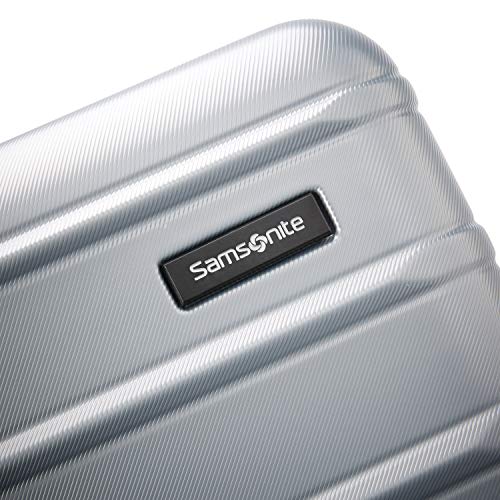 Samsonite Omni 2 28-Inch Large Checked Hardside Luggage with 360° Spinner Wheels - Scratch Resistant Hardshell - TSA Lock - Expandable Polycarbonate Shell for Lightweight Travel - Artic Silver - color: Arctic Silver, size: Checked-Large Spinner