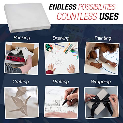 BOX USA White/Gold Crinkle Paper Filler (10lb Case) - Shredded Paper for Basket Stuffing, Shipping, Packaging, Confetti, Crafts & Holidays - Crinkle Cut - size: 30x24 (1000 sheets)