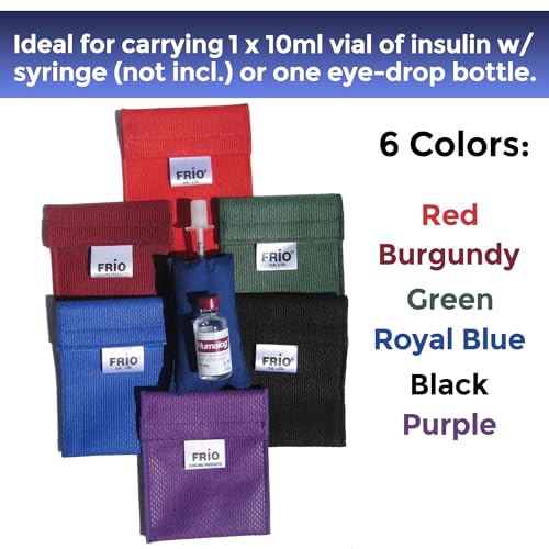 FRIO Cooling Wallet - Insulin Cooler for 45+ Hours of Stress Free On The Go - Black - Mini - color: Black, size: Mini