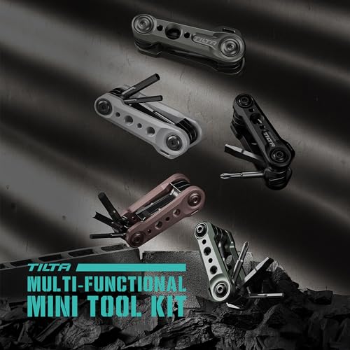 Tilta Multi-Functional Mini Tool Kit | Features Allen Keys and Screw Drivers | Compact & Lightweight | Compatible with Most Cages & Camera Systems (Smokey Pink) TA-MMT-SP - color: Smokey Pink