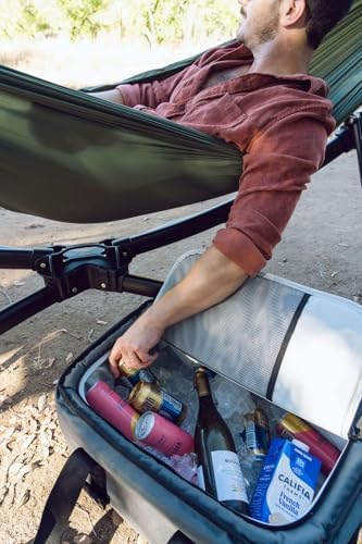 AO Coolers Stow-N-Go Canvas Soft-Sided Cooler, Low Profile and Leak Proof, Insulated for 24-Hour Cold - color: Black