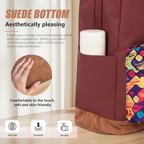 Cosbarn Carry On Luggage 22x14x9 Airline Approved, Hardside 20 Inch Carry on Suitcases with Wheels, Hard Shell ABS Lightweight Carry on Luggage Set, Travel Suitcase Set with TSA Lock, Burgundy - color: Burgundy, size: 3 Piece Sets (20/BP/TB)