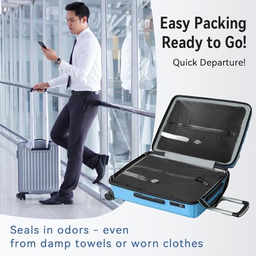 Vacuum Bags with Wireless Pump - Space Saver Compression Bags for Travel Luggage, No Checked Baggage, Travel compression storage bag, 19.7 * 15.7 * 5.9in, Easy Vac Pack Backpack for luggage - size: 1pcs+pump
