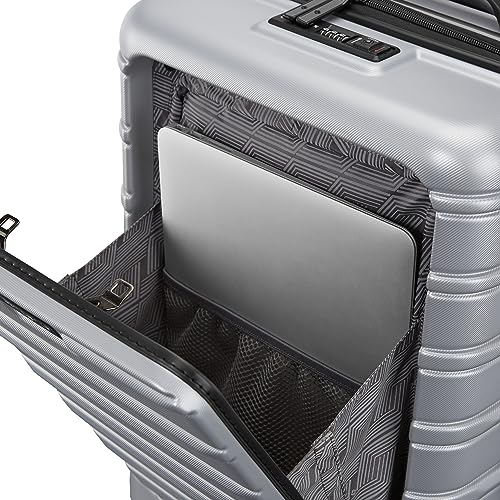 Samsonite Omni 2 Pro Hardside Expandable Luggage with Spinner Wheels, PRO 2PC SET (CO/M), Arctic Silver - color: Arctic Silver, size: 2-Piece Set (Carry-on PRO/Medium)
