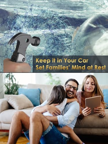 Fathers Day Dad Gifts from Daughter Son Wife, 13 in 1 Hammer Multitool, Cool Camping Accessories Survival Tools, Unique Birthday Present Ideas Gifts for Men, Husband, Grandpa, Step Dad, Him - style: MEN GIFTS