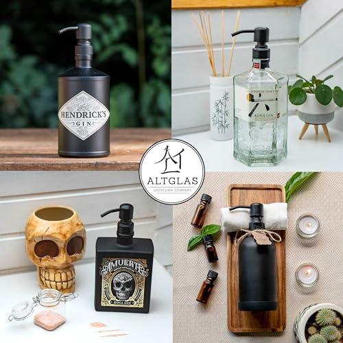 ALTGLAS Upcycling Kit for Soap Dispensers Pumps - Set of Silicone Stoppers in Three Sizes for 0.7-0.9 in Bottle Mouth (Pump not Included)
