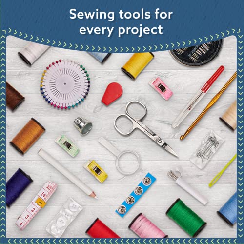 ARTIKA Sewing Kit for Adults and Kids (142 PCS) - Small Beginner Set w/Multicolor Thread, Needles, Scissors, Thimble & Clips - Emergency Repair and Travel Kits - Sewing Accessories and Supplies - style: Sewing kit 142 PCS